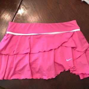 Nike pink tennis skirt